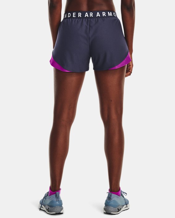 Women's UA Play Up Shorts 3.0, Gray, pdpMainDesktop image number 1